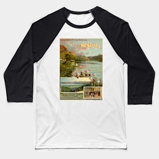 Nantua France Vintage Railroad Poster 1904 Baseball T-Shirt